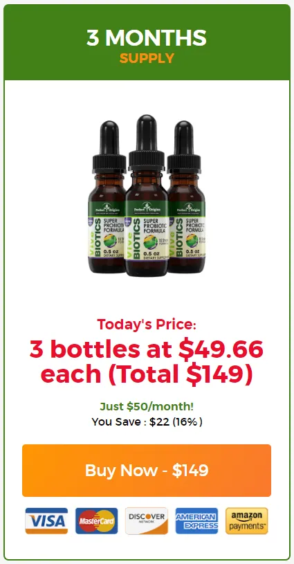 Buy Vive Biotics 3 Bottles